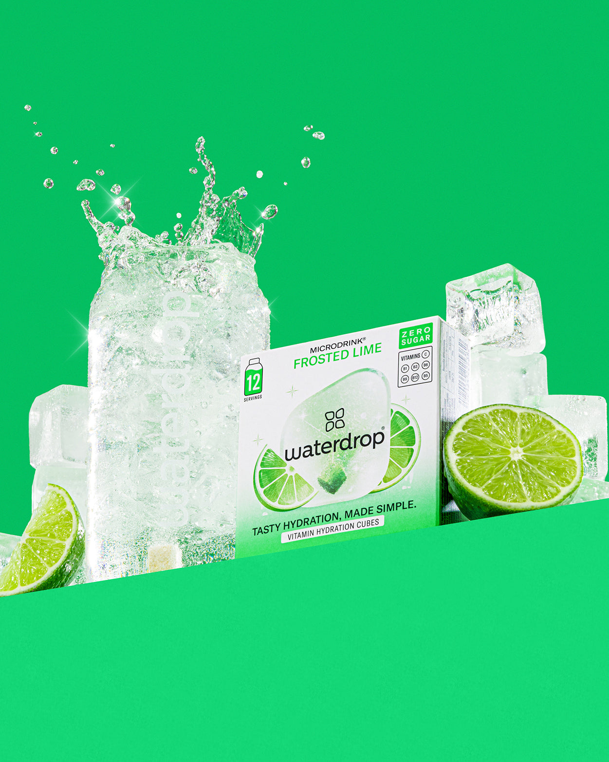 Limited Edition Summer Set with Frosted Lime hydration cubes.
