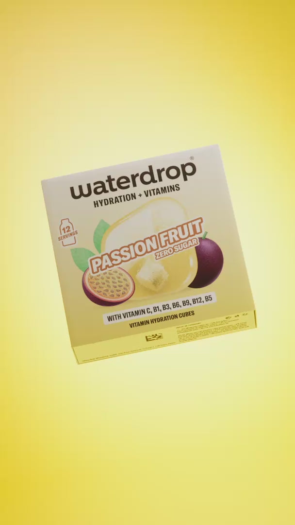 waterdrop®｜砂糖ゼロ・ビタミン配合の水分補給キューブ・マイボトル